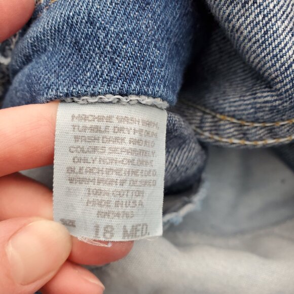 NWT VINTAGE old stock Lee classic Mom Jeans w/elastic waist band - 18 - Picture 5 of 6